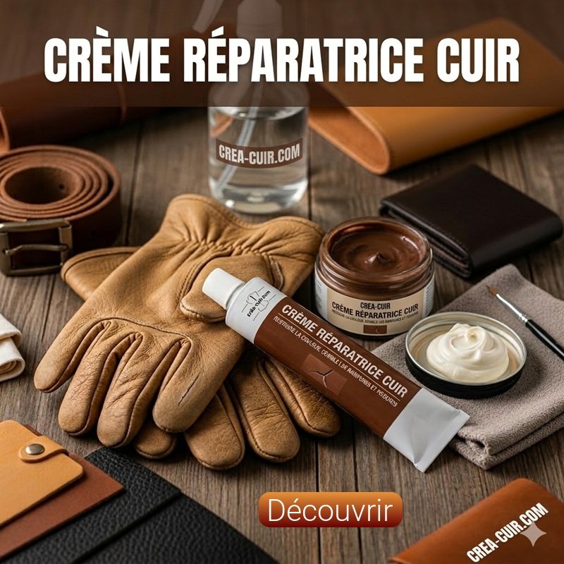 Crème réparation cuir